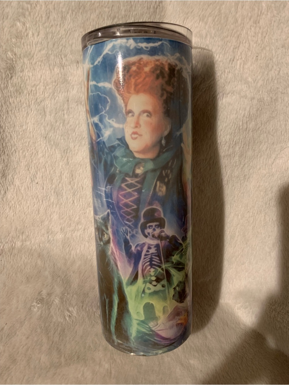 Hocus Pocus Halloween Witch 20oz Stainless Steel Skinny Tumbler